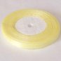 Two 50-Yard Spools of yellow Organza Ribbon, 3/8 inch