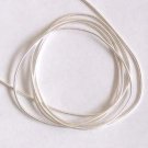Silver Plated French Wire or Bullion. Fine, 27-30 inch