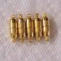 10 Gold Plated Magnetic Clasps, 18 x 5mm. ID: M01s
