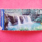 Australian International Postage Stamp with a view of Nandroya Falls in Queensland