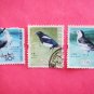 Hong Kong Postage Stamps with bird pictures on them