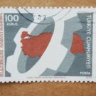 100 kurus Turkish Postage Stamp about Industrialization in Turkey