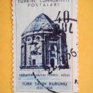 Turkish Postage Stamp about 25th anniversary of Turkish History Foundation