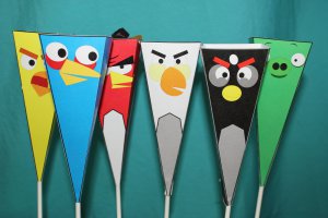 Mad Bird Candy Cone Printable File