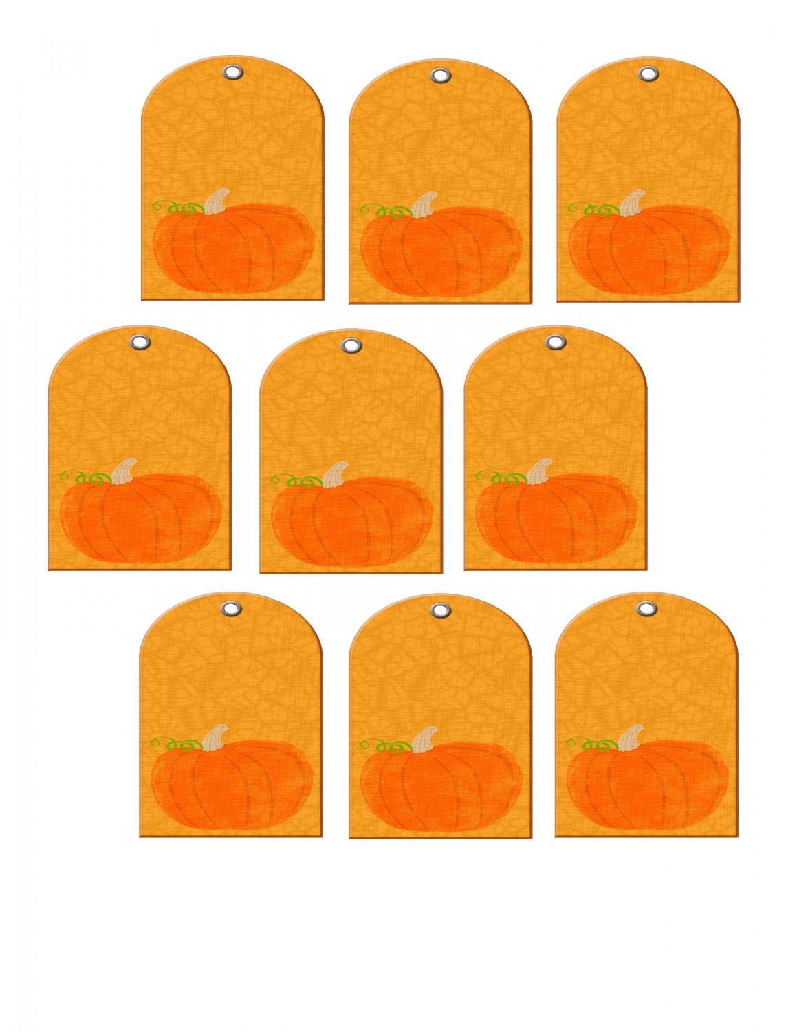 Pumpkin Dog TagDigital DownloadClipArtArt ClipDigital Art