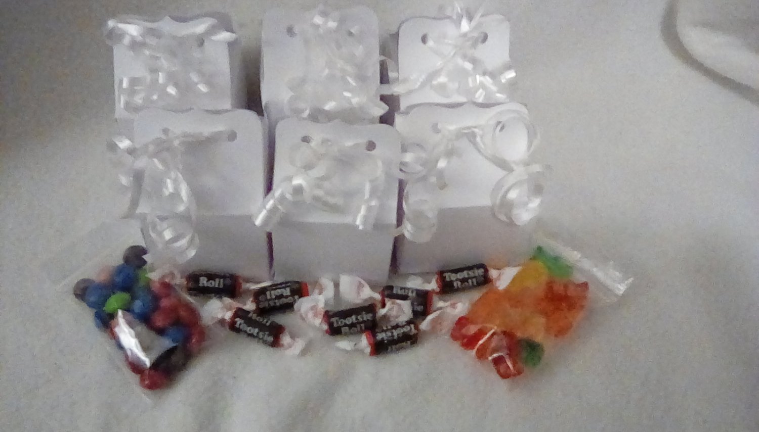 30 White Candy Boxes#101-Favor Box,Flat Boxes,Cardstock,Candy Construction Paper,Holiday,Craft