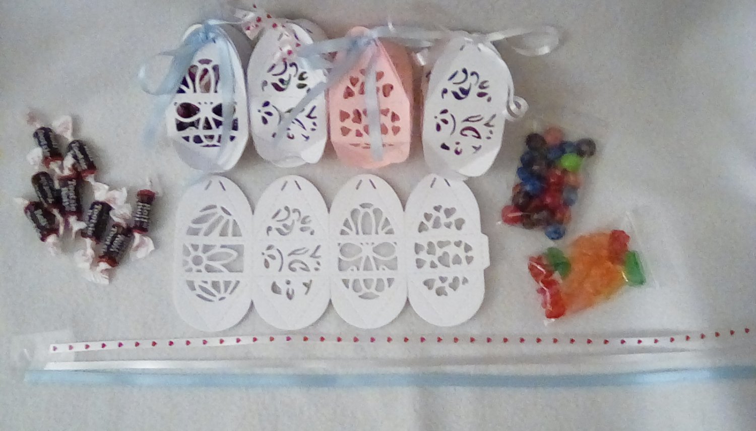 60 Candy Boxes-Favor Box,Flat Boxes,Cardstock,Construction Paper,Holiday,Craft.Ornament