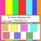 Colors Digital Kit 1-Digtial Paper-Art Clip-Gift Tag-Jewelry-Party-T shirt