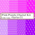 Pink and Purple-Digital Kit-Digtial Paper-Art Clip-Gift Tag-Jewelry-T shirt-Caketopper