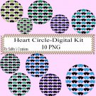 Hearts Circle aa Digital Kit-Jewelry Tag-Clipart-Art Clip-Gift Tag Hearts Circle aa Digital Kit-Jewelry Tag-Clipart-Art Clip-Gift Tag