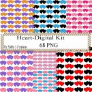 Color Hearts 77 Digital Kit-Jewelry Tag-Clipart-Art Clip-Gift Tag Color Hearts 77 Digital Kit-Jewelry Tag-Clipart-Art Clip-Gift Tag