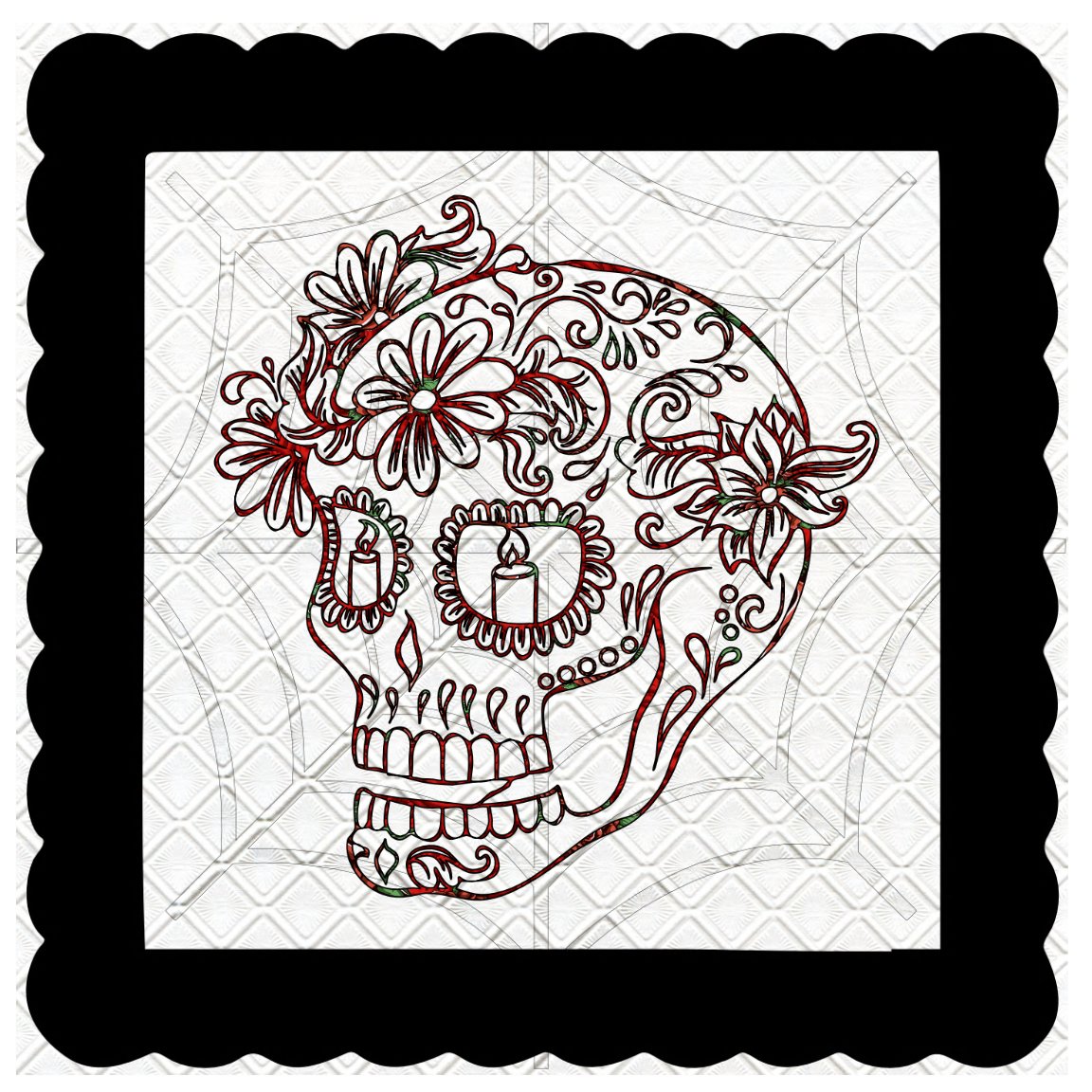 Skull 1b-Digital Kit-Jewelry Tag-Clipart-Gift Tag-Holiday-Digital Clipart-Halloween-Scrapbook.