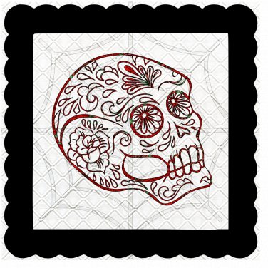 Skull 6b-Digital Kit-Jewelry Tag-Clipart-Gift Tag-Holiday-Digital Clipart-Halloween-Scrapbook.