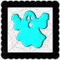 3D Color Ghost 3-Digital Kit-Jewelry Tag-Clipart-Halloween-Digital Clipart-Halloween-Scrapbook.