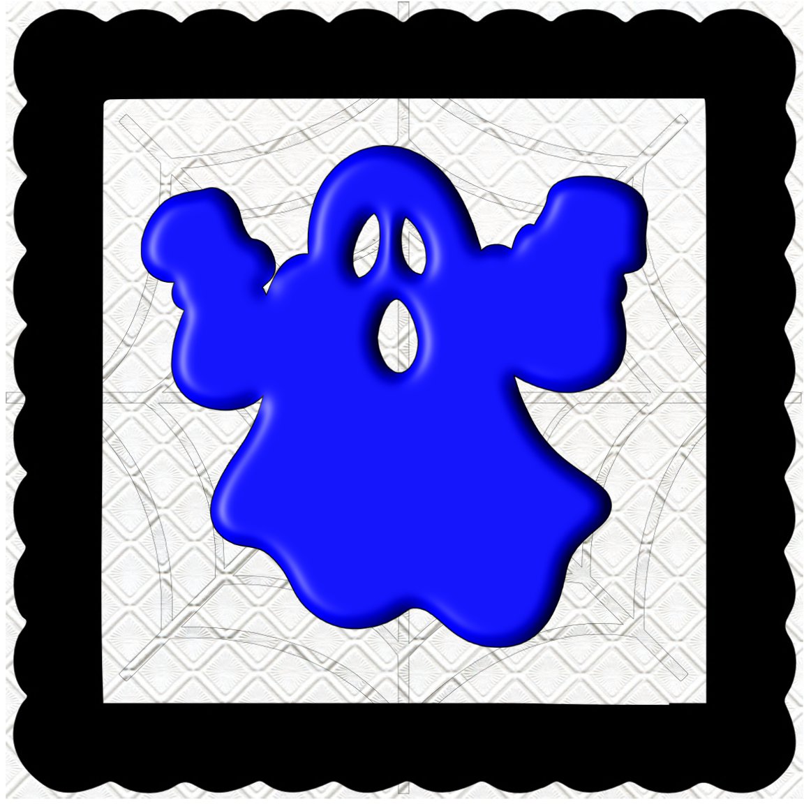 3D Color Ghost 4-Digital Kit-Jewelry Tag-Clipart-Halloween-Digital Clipart-Halloween-Scrapbook.
