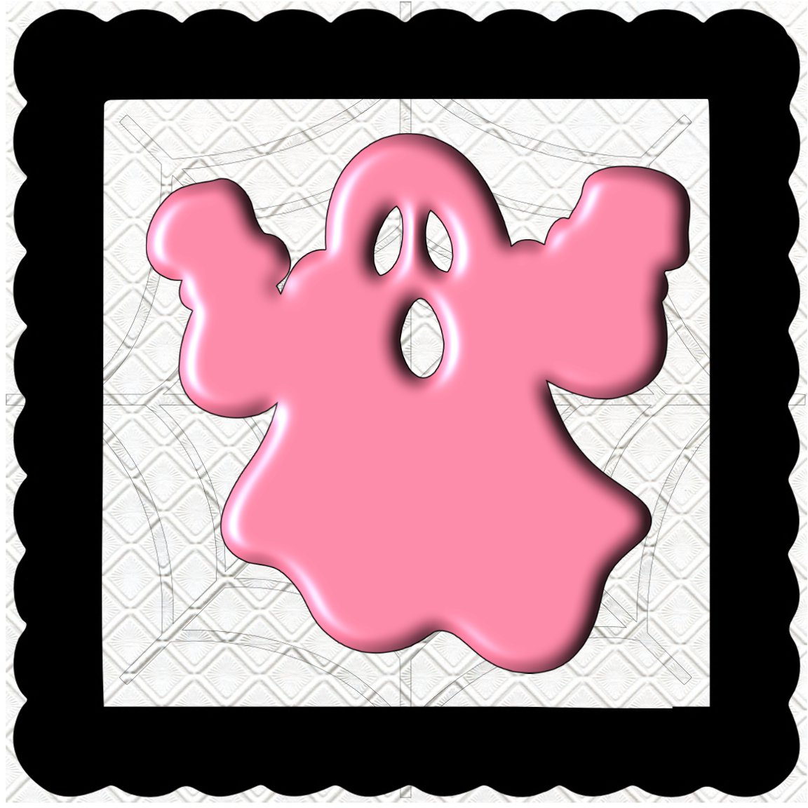 3D Color Ghost 8-Digital Kit-Jewelry Tag-Clipart-Halloween-Digital Clipart-Halloween-Scrapbook.