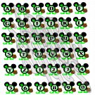 Mouse ABC 1a-St. Patrick's-Digital ClipArt-Art Clip-Gift Tag-Notebook-Scrapbook-banner