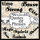 Words, Quotes or Phrases Vol. 7 Font Bundle-Digital Font.