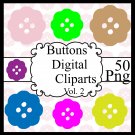Buttons Digital Cliparts Vol. 2