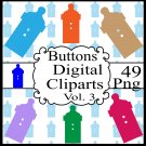 Buttons Digital Cliparts Vol. 3
