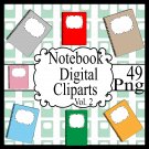 Notebook Digital Cliparts Vol. 2