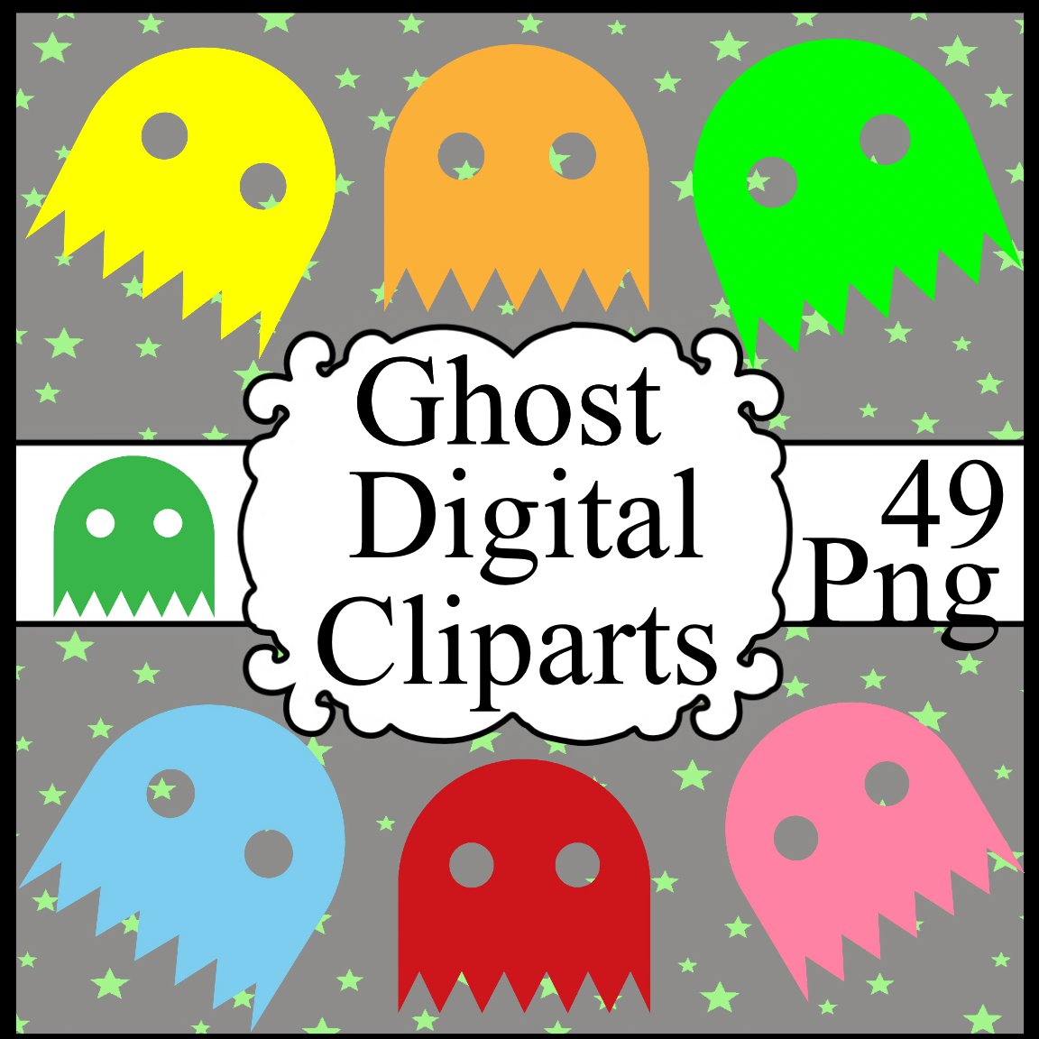 Ghost Digital Cliparts Vol. 1