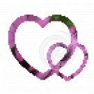 Heart Pixel 4-Digital ClipArt