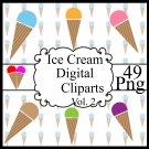 Ice Cream Digital Cliparts Vol. 2