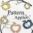 Apple Pattern 2-Digital Clipart