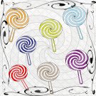 Candy C2-Digital Clipart-Art Clip-Gift Cards-Lollipop Clipart-PNG-Banner