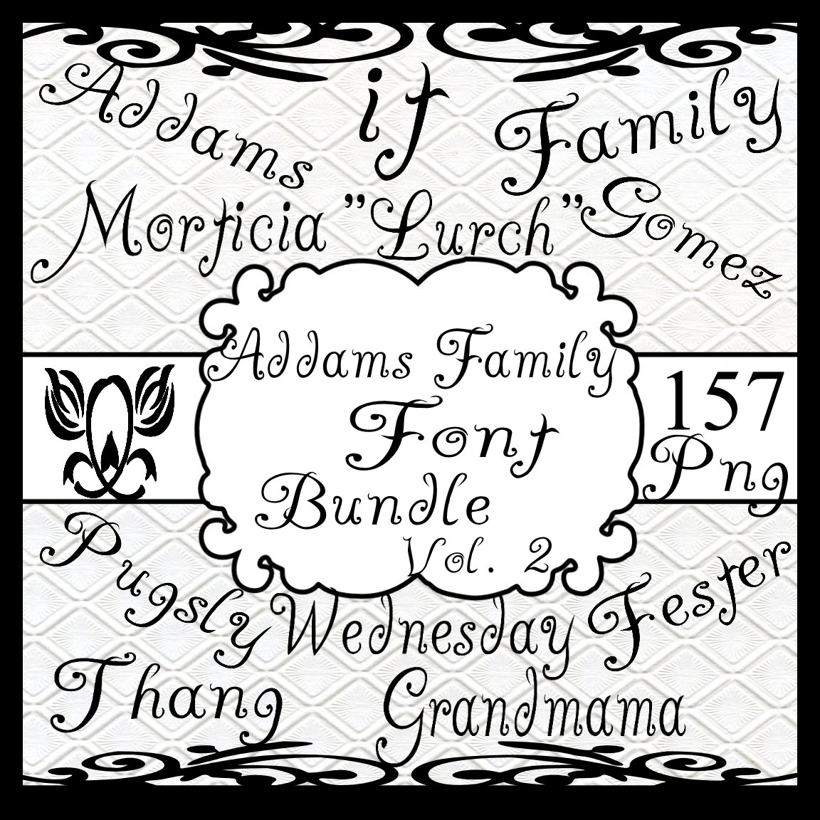 Addams Family Font Bundle Vol. 2