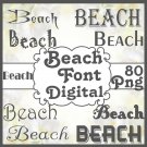 Beach Fonts Digital