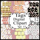 Tags Digital Clipart Vol. 15