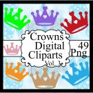 Crowns Digital Cliparts Vol. 3