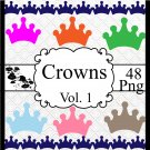 Crowns Vol. 1-Digital Clipart