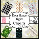 Door Hanger Digital Clipart Vol. 3