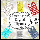 Door Hanger Digital Clipart Vol. 2