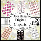 Door Hanger Digital Clipart Vol. 1
