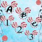 ABC and Numbers 73a-Digital ClipArt-Candy Mouse-Fonts-Art Clip-Gift Tag