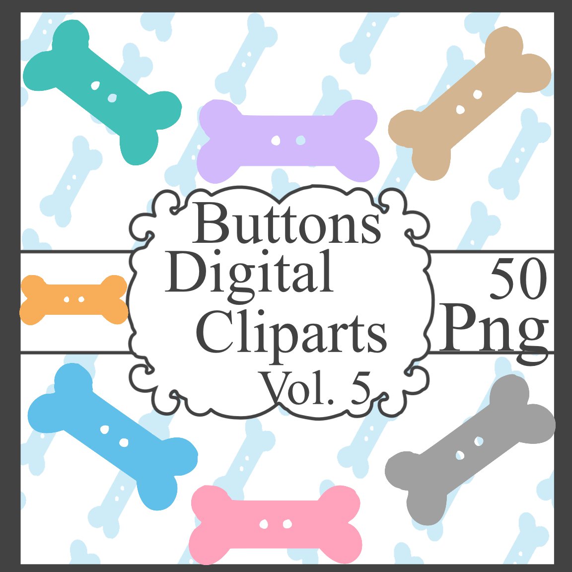 Buttons Digital Cliparts Vol. 5