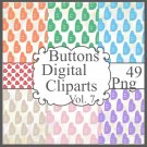 Buttons Digital Cliparts Vol. 7