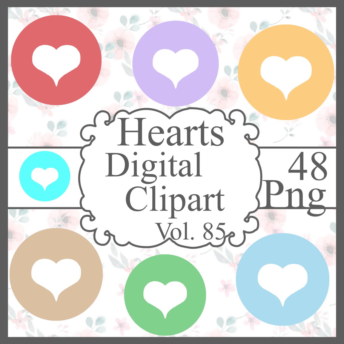 Hearts Digital Clipart Vol. 85