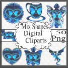 Mix Shapes Digital Cliparts Vol. 11