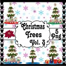 Christmas Trees Digital Clipart Vol. 3