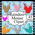 Raindeer Mouse 2-Digital ClipArt Raindeer Mouse 2-Digital ClipArt