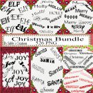 Christmas Bundle Word Fonts 1-Digital