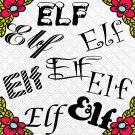 Elf Font Words-Digital