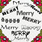 Merry Font Words 1-Digital