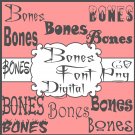 Bones Fonts Digital