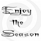 Enjoy the Season Font 2smp-Digital ClipArt